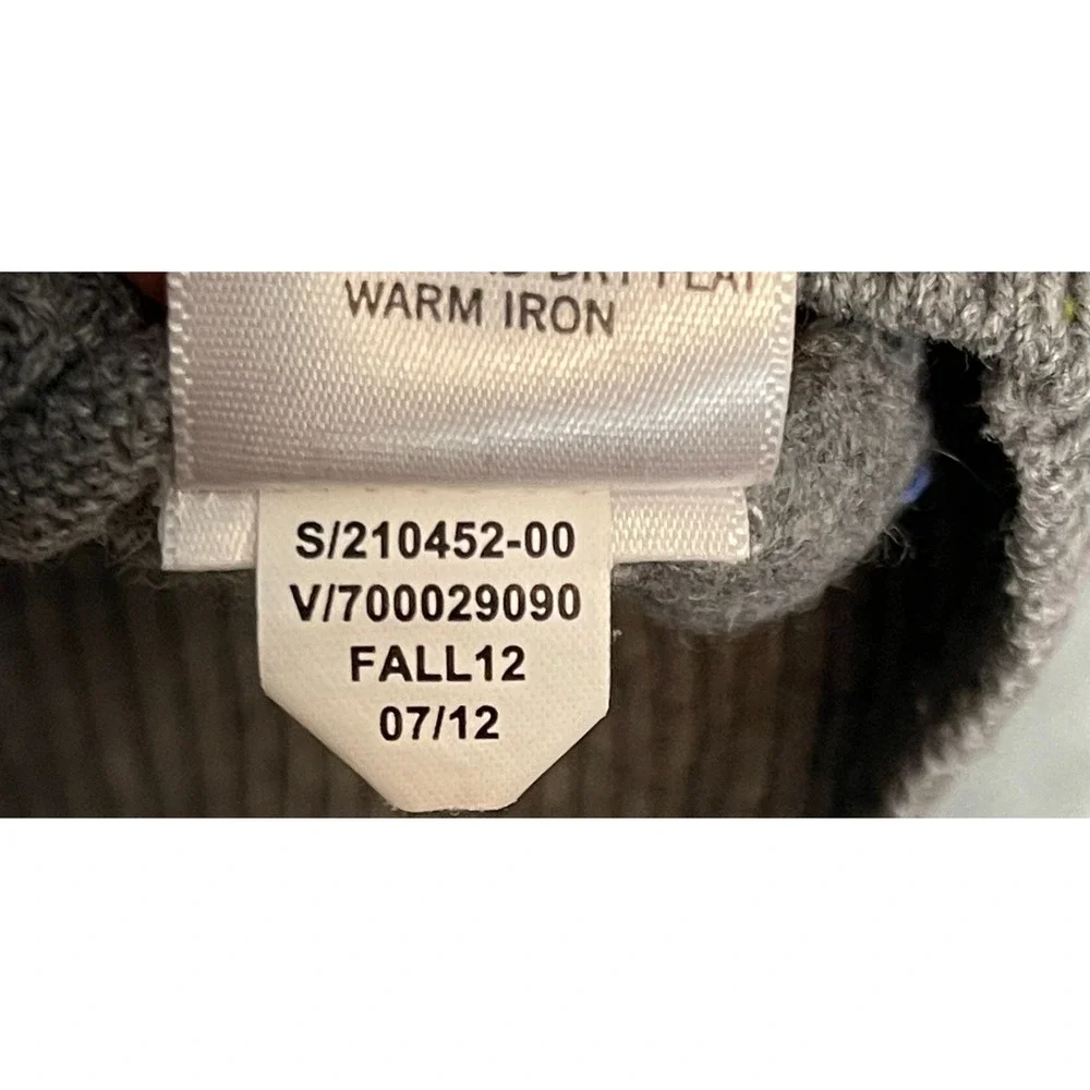 Banana Republic Men Classic Preppy Cotton Blend Speckled Henley Sweater M Gray